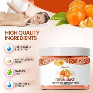SPA REDI Body and Foot Cream Mask - Mandarin Hydration