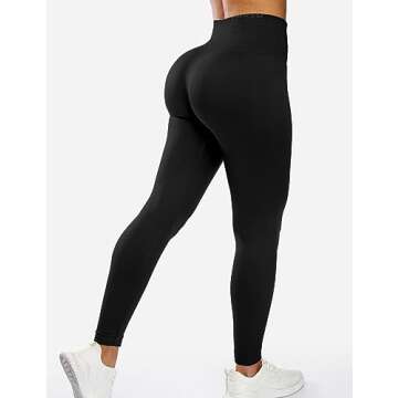 YEOREO Women Workout Leggings High-Waisted Contour Pants