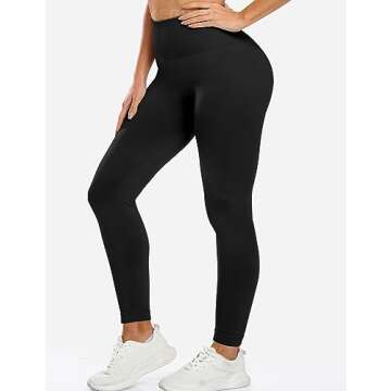 YEOREO Women Workout Leggings High-Waisted Contour Pants