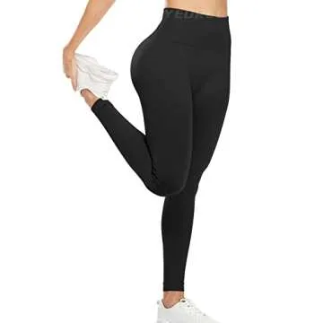 YEOREO Women Workout Leggings High-Waisted Contour Pants