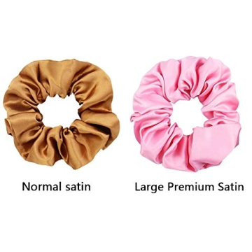 Chloven Satin Hair Scrunchies in 20 Colors for Women