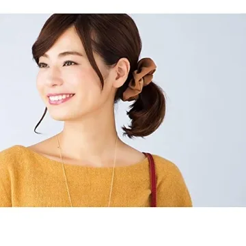 Chloven Satin Hair Scrunchies in 20 Colors for Women