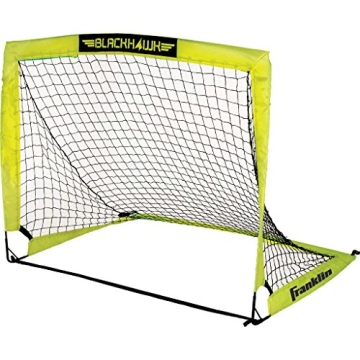 Franklin Sports Blackhawk Portable Soccer Goal - 4' x 3' Optic Yellow