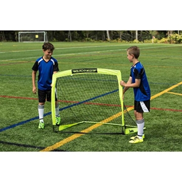 Franklin Sports Blackhawk Portable Soccer Goal 4x3 Optic Yellow