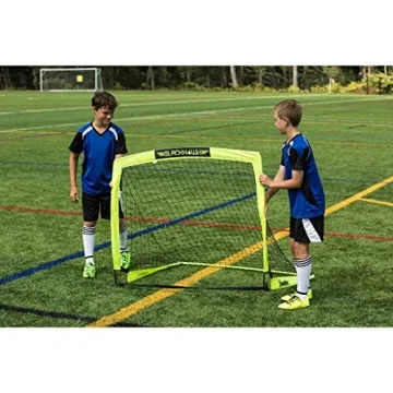 Franklin Sports Blackhawk Portable Soccer Goal 4x3 Optic Yellow