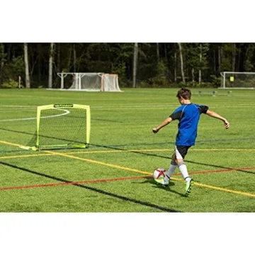 Franklin Sports Blackhawk Portable Soccer Goal 4x3 Optic Yellow
