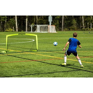 Franklin Sports Blackhawk Portable Soccer Goal 4x3 Optic Yellow