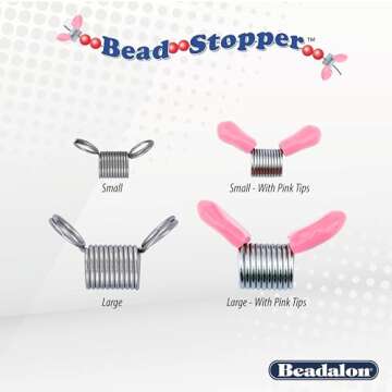 Beadalon Bead Stopper, Small, 8 pc for Crafting