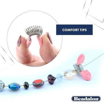 Beadalon Bead Stopper, Small, 8 pc for Crafting