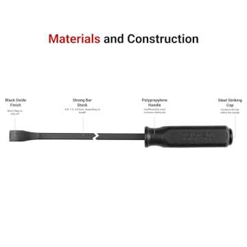 TEKTON Angled End Handled Pry Bar Set, 3-Piece (12, 17, 25 in.) | LSQ42103