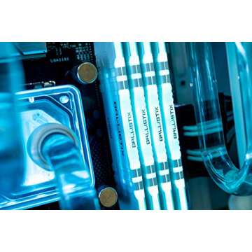 Crucial Ballistix RGB 3000 MHz DDR4 DRAM Desktop Gaming Memory Kit 16GB (8GBx2) CL15 BL2K8G30C15U4BL (Black)