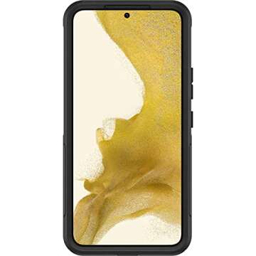 OtterBox Galaxy S22 Commuter Series Case - Black, Slim & Tough, Pocket-Friendly, with Port Protection