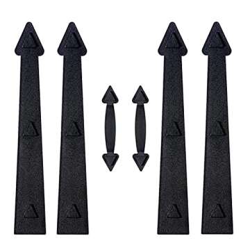 Garage Door Magnetic Hardware Accents Decorative Faux Hinges Handles Kit