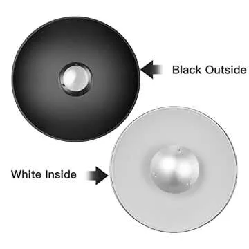 Soonpho 12 inch Beauty Dish for Bowens Mount - Ideal Lighting