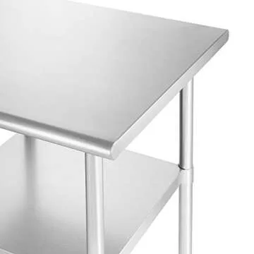 GRIDMANN Stainless Steel Work Table for Home & Restaurants