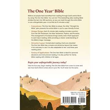 The One Year Bible NIV (Softcover)