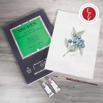 Arches Watercolor Pad 9x12 - Premium Cotton Paper
