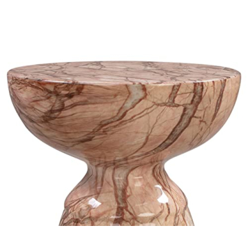 Stylish Tov Furniture Faux Marble Side Table for Any Space
