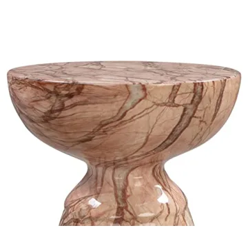 Stylish Tov Furniture Faux Marble Side Table for Any Space
