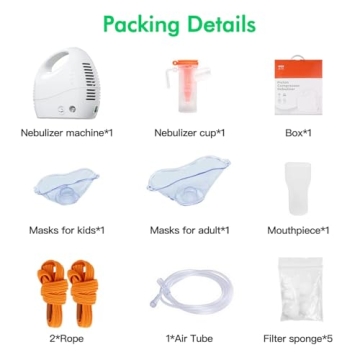 Portable Nebulizer No. M-175 for Easy Breathing