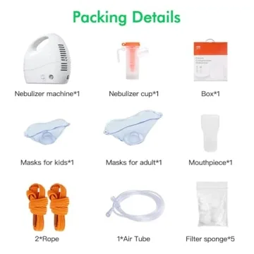 Portable Nebulizer No. M-175 for Easy Breathing