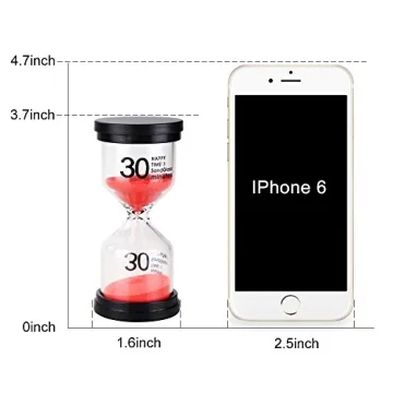 EMDMAK Colorful Sand Timer Set for Fun Time Management