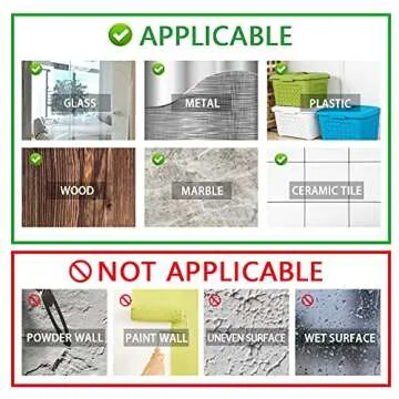 VAEHOLD Adhesive Hooks 6 Pack for Stylish Organization