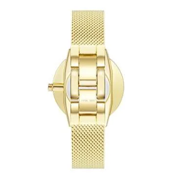 Nine West Women's Sunray Dial Mesh Bracelet Watch - Elegant & Durable