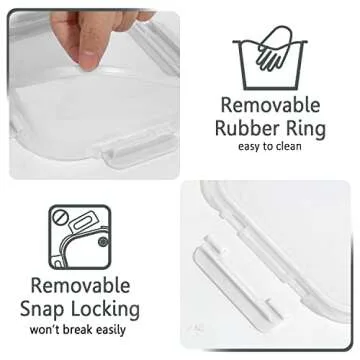 10-Pack Glass Meal Prep Containers - Airtight & Versatile