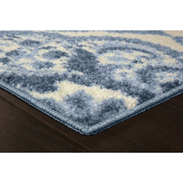 Maples Rugs Vivian Medallion Non-Slip Runner 2x6