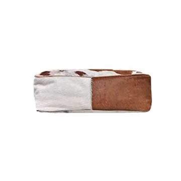 Women's Western Classic Cowhide Tote Bag Shoulder Handbag with Freebie Clutch Shoulder Hand Bag Classical Tote