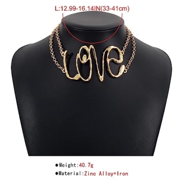 Stylish Jovono Love Choker Necklace for Trendy Women