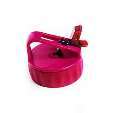 AQUANEÜ 30oz Inspirational Fitness Workout Sports Water Bottle with Time Marker | Measurements | Goal Marked Times for Measuring Your H2O Intake, BPA Free Non-Toxic Tritan (Believe Fuschia)