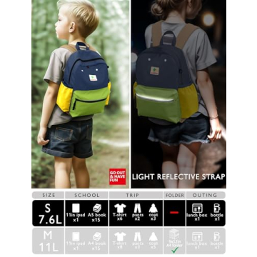 Durable Preschool Backpack for Kids - Fun & Functional