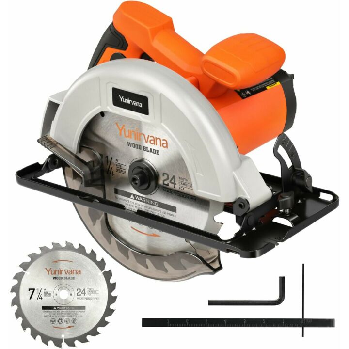 11 Amp Circular Saw for Precise Wood & Plastic Cuts