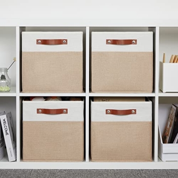 DULLEMELO 12x12 Stylish Storage Cubes for Home Organization