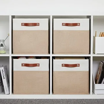 DULLEMELO 12x12 Stylish Storage Cubes for Home Organization