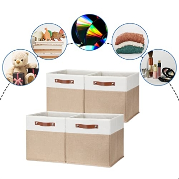 DULLEMELO 12x12 Stylish Storage Cubes for Home Organization