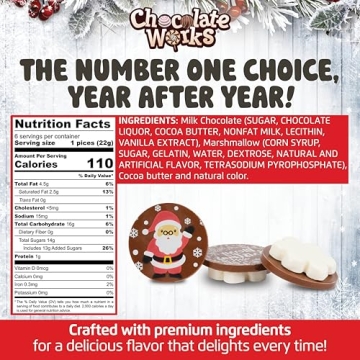 Christmas Hot Cocoa Toppers with Belgian Chocolate