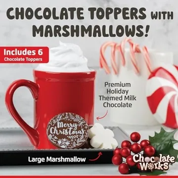 Christmas Hot Cocoa Toppers with Belgian Chocolate