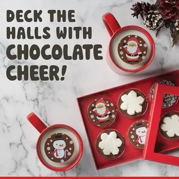 Christmas Hot Cocoa Toppers with Belgian Chocolate