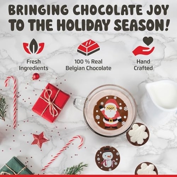 Christmas Hot Cocoa Toppers with Belgian Chocolate