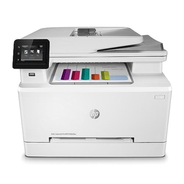 HP Color LaserJet Pro M283fdw Wireless All-in-One Laser Printer, Remote Mobile Print, Scan & Copy, D...