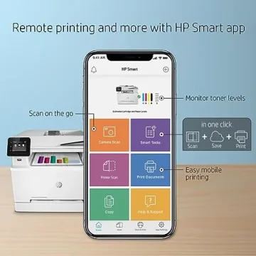 Compact Wireless HP Color LaserJet Pro MFP 3301fdw Printer