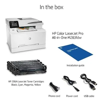Compact Wireless HP Color LaserJet Pro MFP 3301fdw Printer