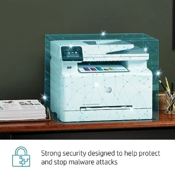 Compact Wireless HP Color LaserJet Pro MFP 3301fdw Printer