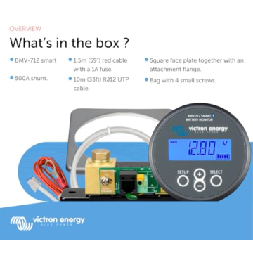Victron Energy BMV-712 Smart Battery Monitor Features