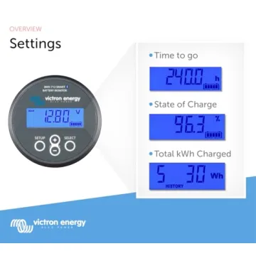 Victron Energy BMV-712 Smart Battery Monitor Features