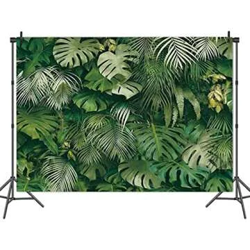 Jungle Safari PVC Backdrop for Birthday and Baby Shower