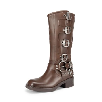 DREAM PAIRS Women's Knee High Riding Boots - Stylish & Comfortable